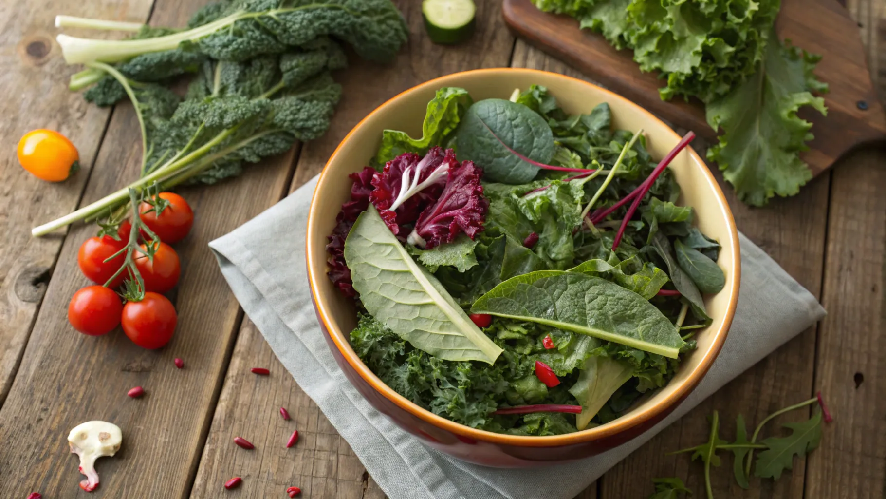 Vibrant salad featuring Chopt Blend greens.