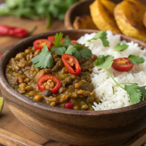 Authentic Jamaican Curry Lentils with Coconut Rice – Caribbean Comfort Food