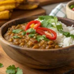 Jamaican Curry Lentils with Coconut Rice – Authentic Caribbean Recipe