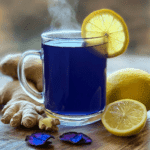 Brazilian Mounjaro recipe tea in a clear mug