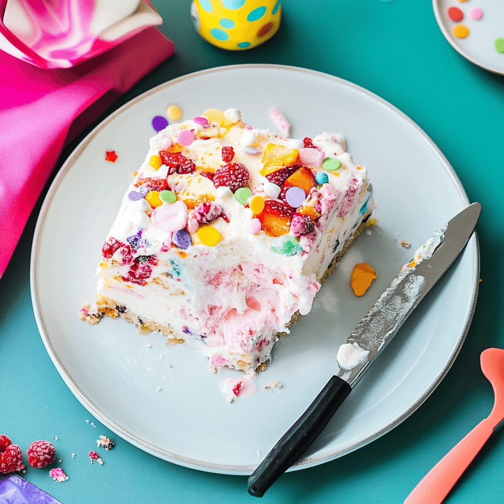 recipe card labubu ice cream cake no milk