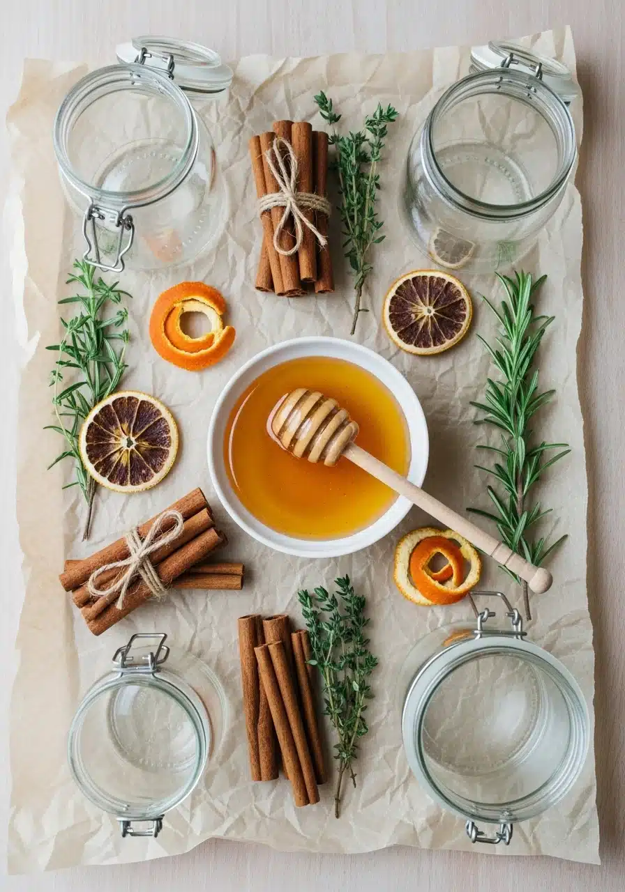 infused-honey-recipe-ingredients.jpg Infused Honey Ingredients for Recipe