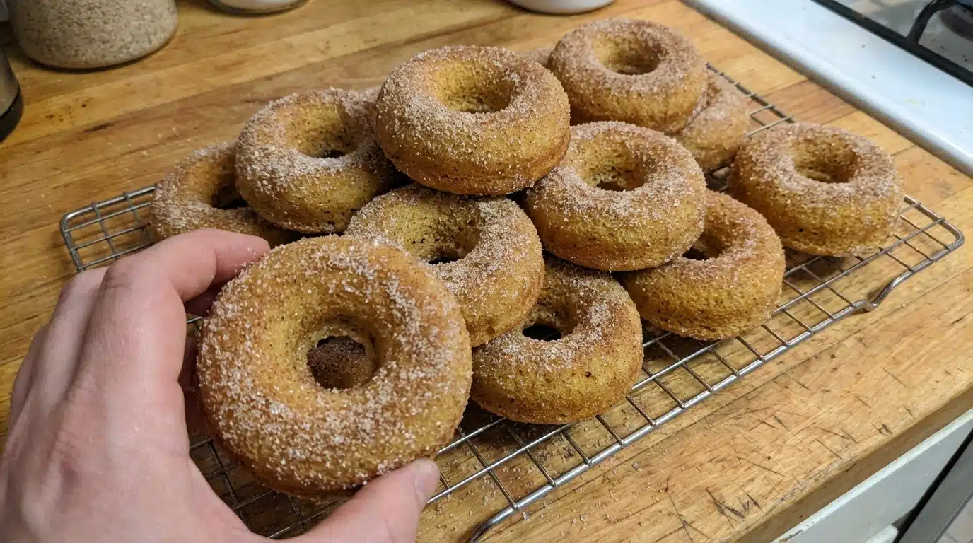 Baked Cinnamon Sugar Donuts