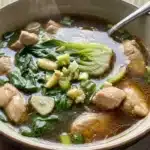 Bok Choy Chicken Soup