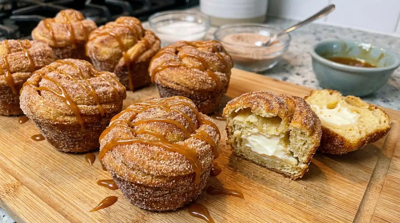 Churro Cruffins