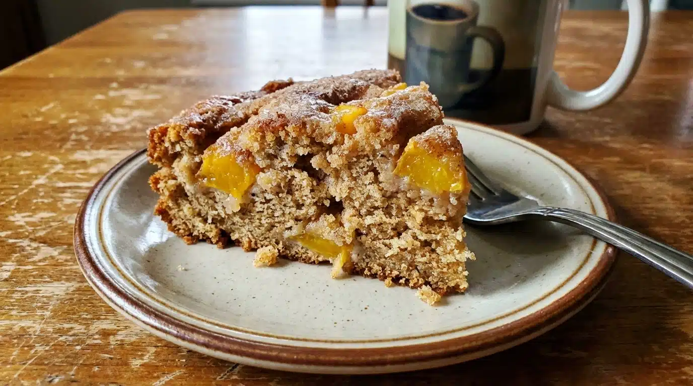 Cinnamon Peach Cake