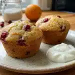 Cranberry Orange Muffins with Greek Yogurt