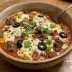 Crustless Pizza Bowl