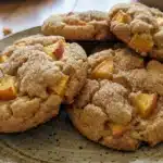 Fluffy Peach Cobbler Cookies
