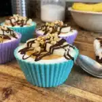 Frozen Greek Yogurt Peanut Butter Banana Cups