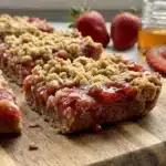Healthy Strawberry Oatmeal Bars