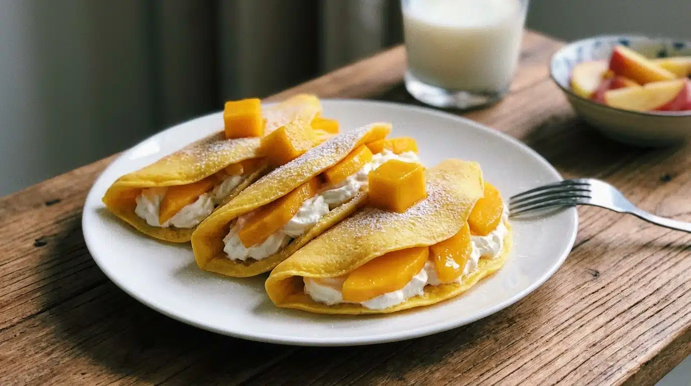 Hong Kong-style Mango Pancakes