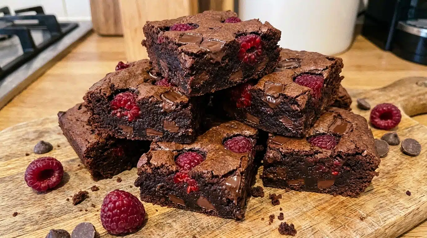 Raspberry Chocolate Brownies