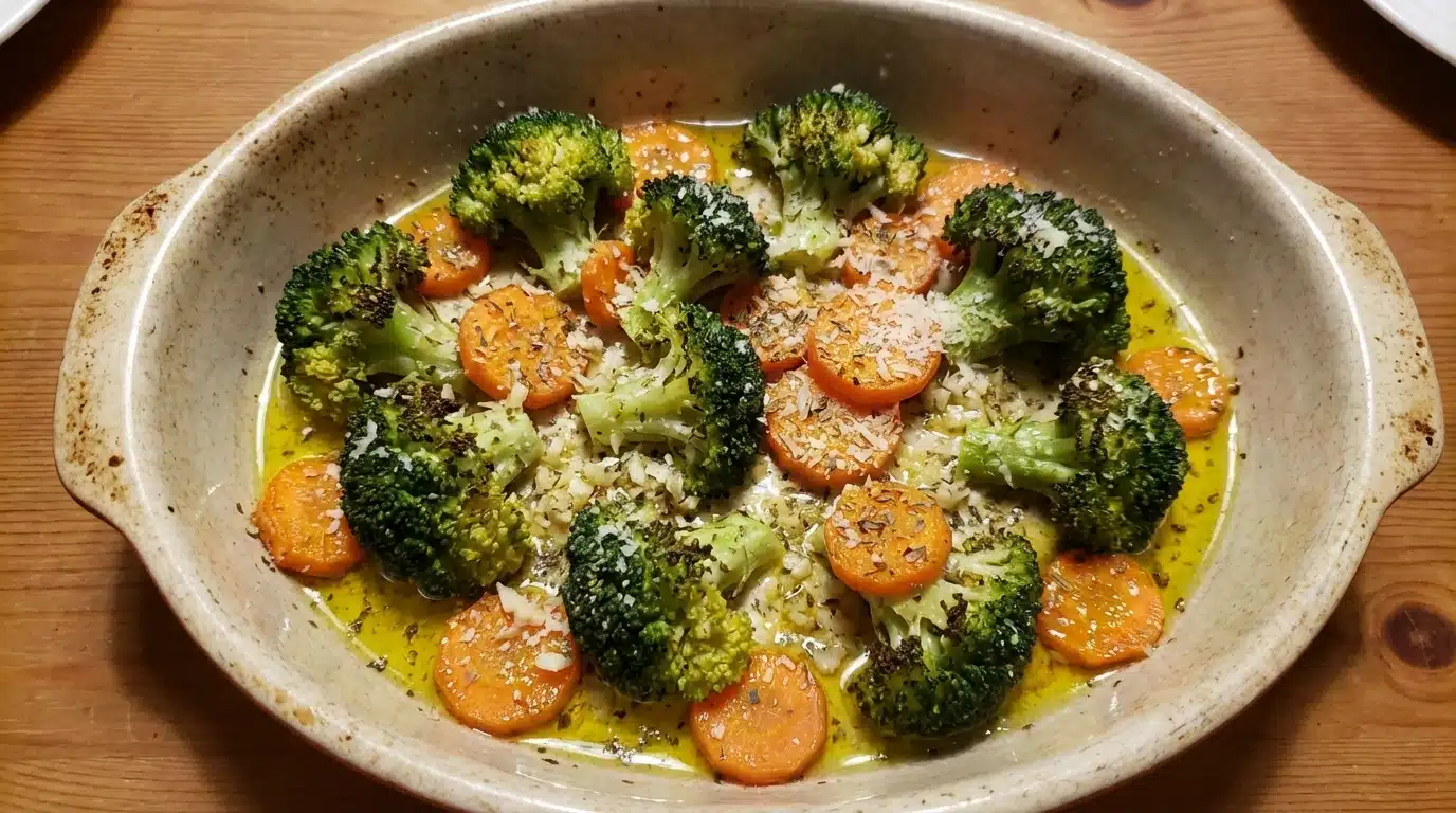 Roasted Broccoli and Carrots
