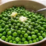 Simple Buttered Peas