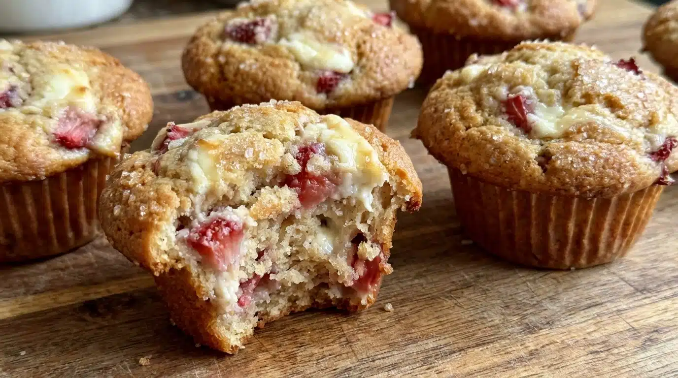 Strawberry Cream Cheese Muffins