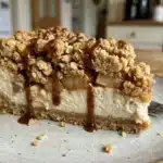 Vegan Apple Crumble Cheesecake