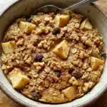 Baked Apple Cinnamon Oatmeal