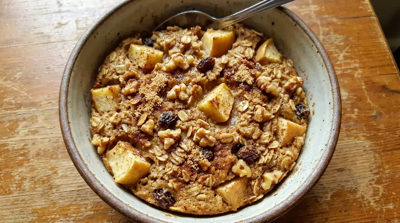 Baked Apple Cinnamon Oatmeal