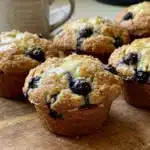 Bakery Style Blueberry Muffins