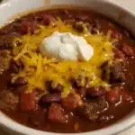 Crockpot Beef Chili