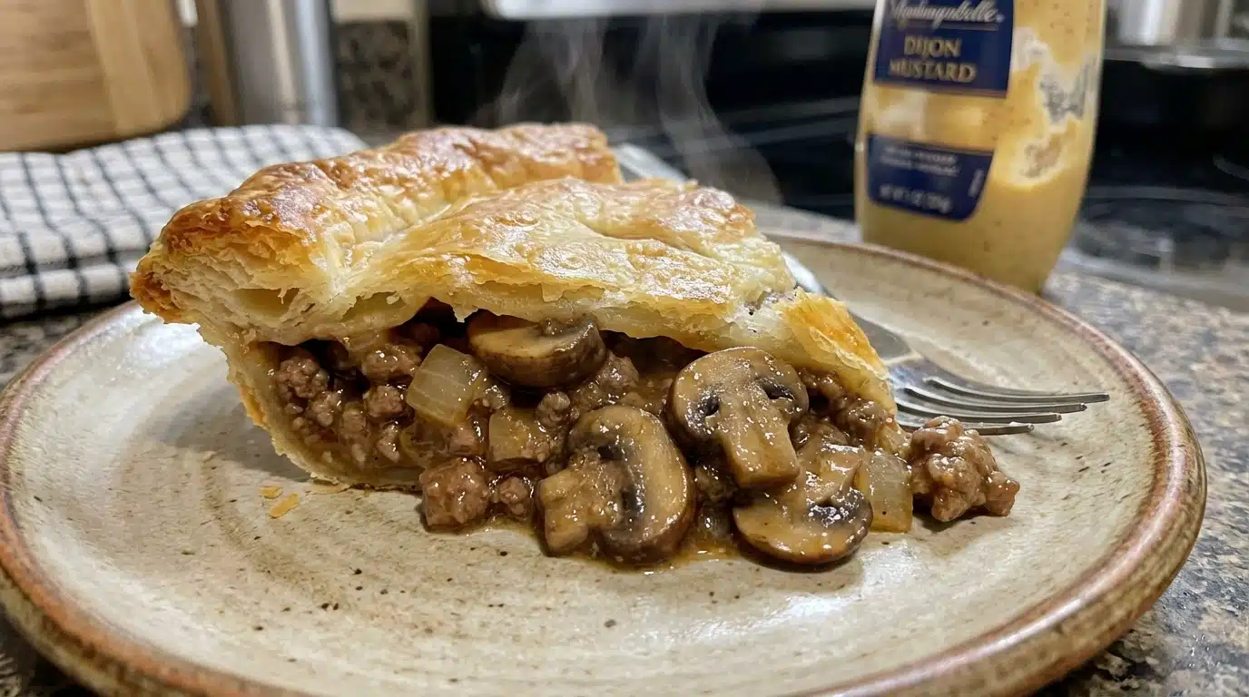 Dijon Beef Mushroom Pie