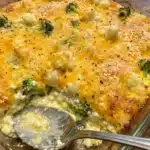 Broccoli Cauliflower Cottage Cheese Casserole
