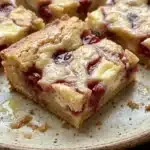 Cherry Cream Cheese Blondies