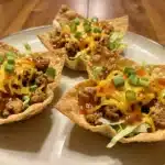 Chicken Wonton Tacos