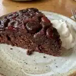 Chocolate Cherry Upside Down Cake