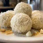 Coconut Snowball Cheesecake Bites