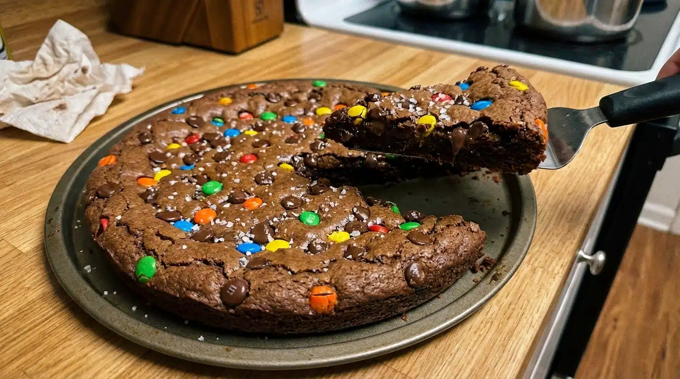 Cookie Brownie Pizza