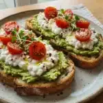 Creamy Cottage Cheese Avocado Toast