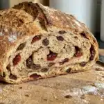 Cranberry Raisin Walnut Cinnamon Artisan Bread