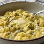 Creamy Cottage Cheese Scrambled Eggs