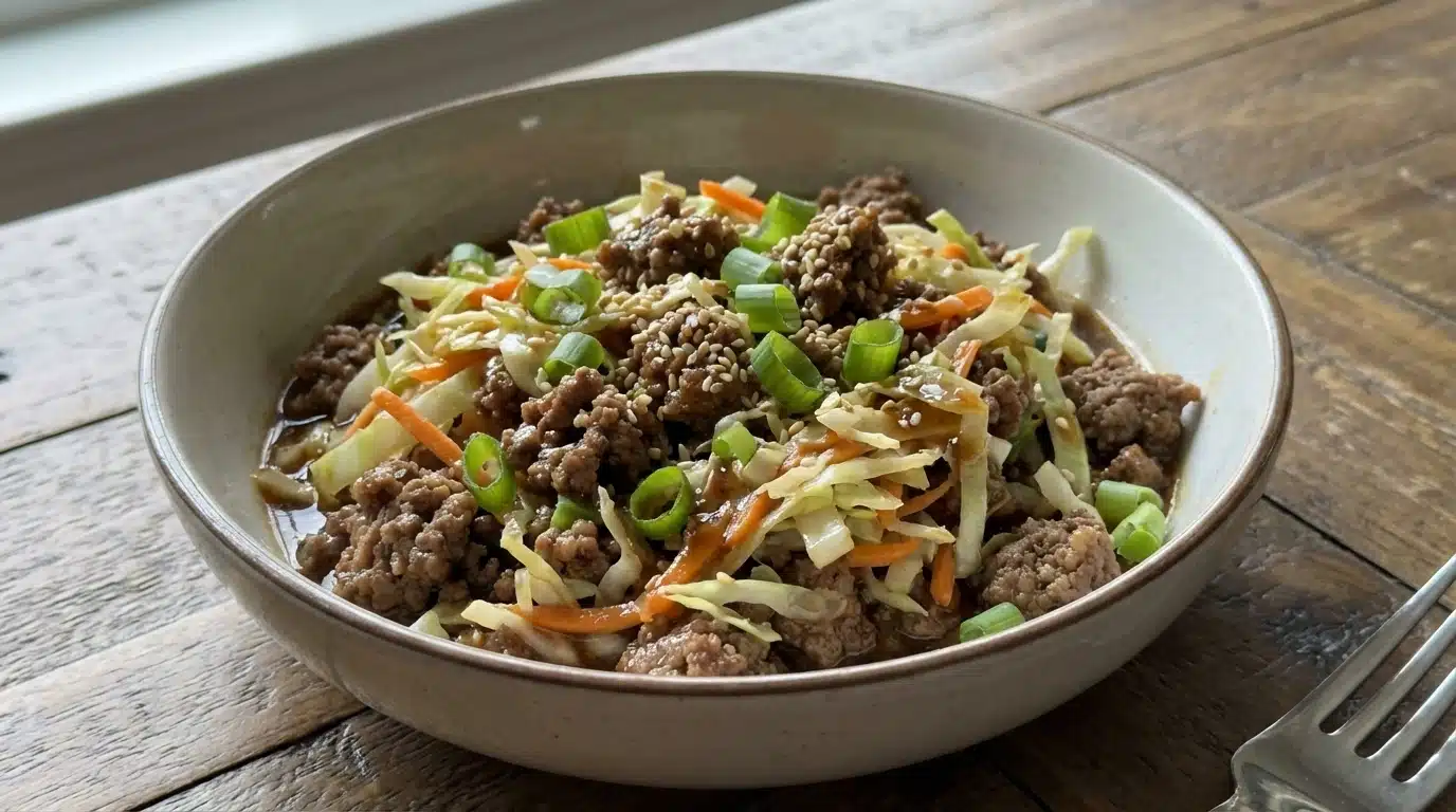 Easy Egg Roll in a Bowl