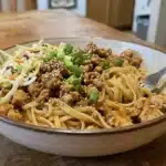 Easy Egg Roll in a Bowl with Rice Noodles