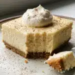Eggnog Cheesecake Bars