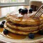Fluffy Blueberry Pancake Rounds