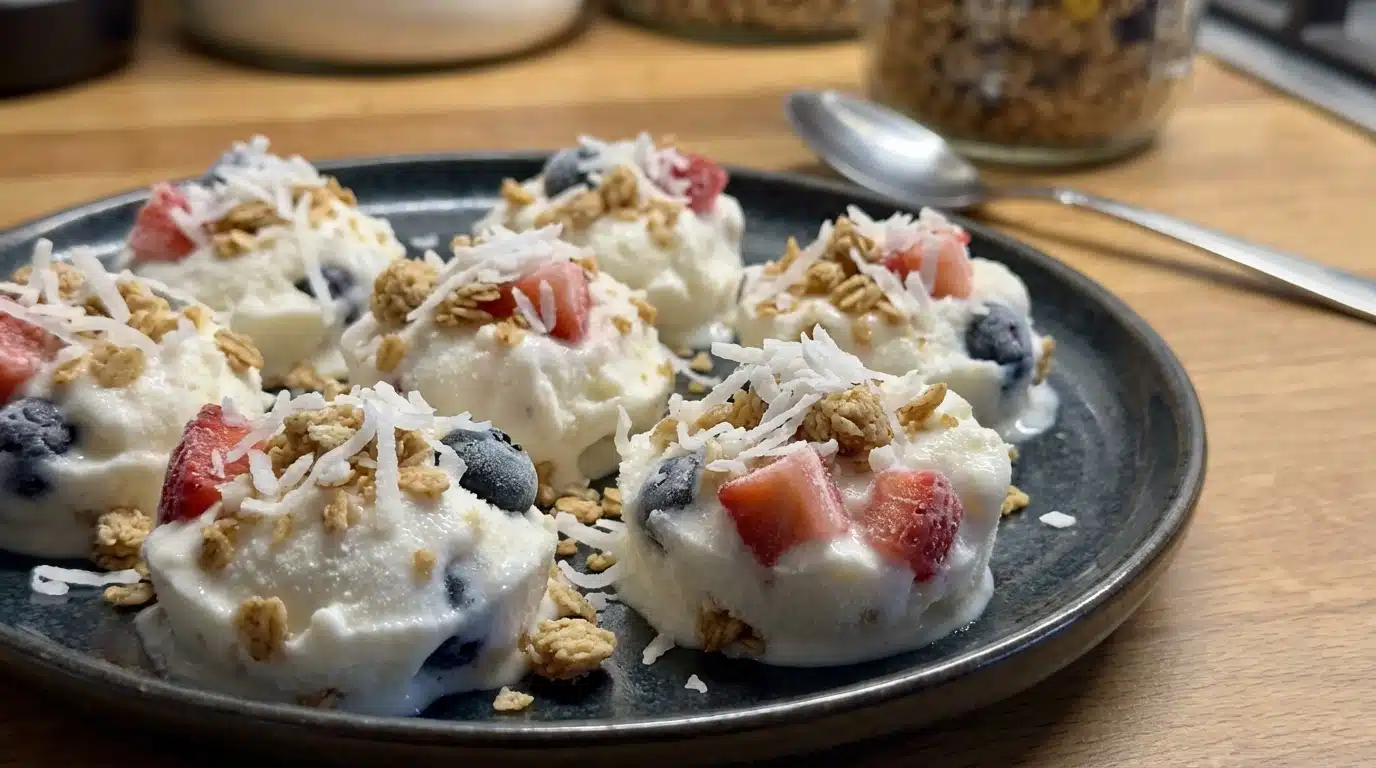 Easy Frozen Yogurt Bites