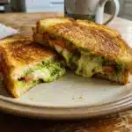 Grilled Cheese Sandwich with Pesto