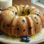 Easy Lemon Blueberry Bundt Cake