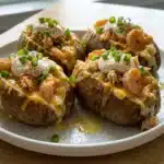 Loaded Cajun Seafood Stuffed Potatoes