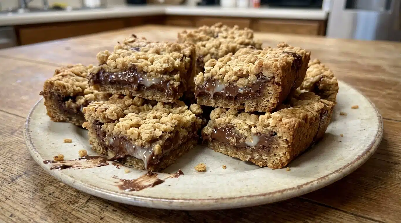 Oatmeal Fudge Bars