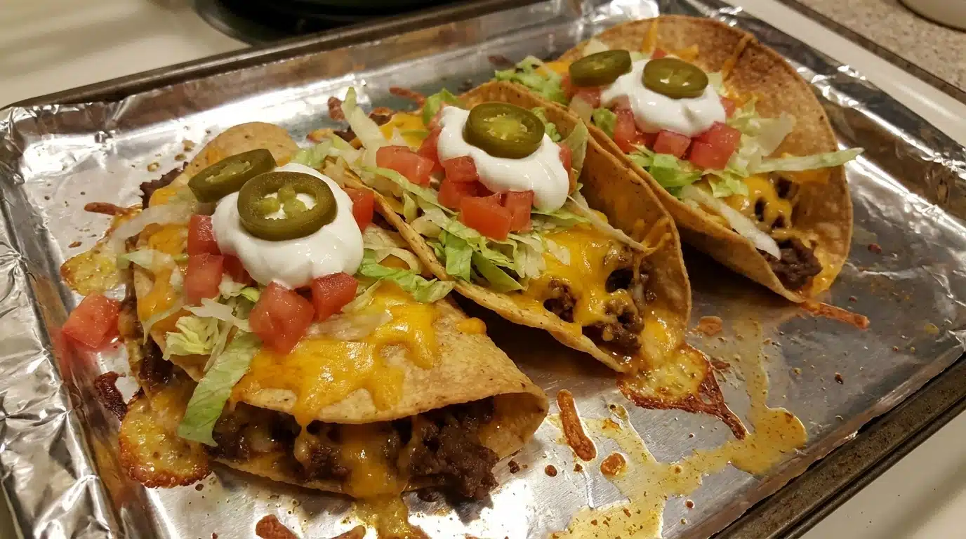 Oven Baked Beef Tacos