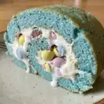 Robin's Egg Easter Cake Roll