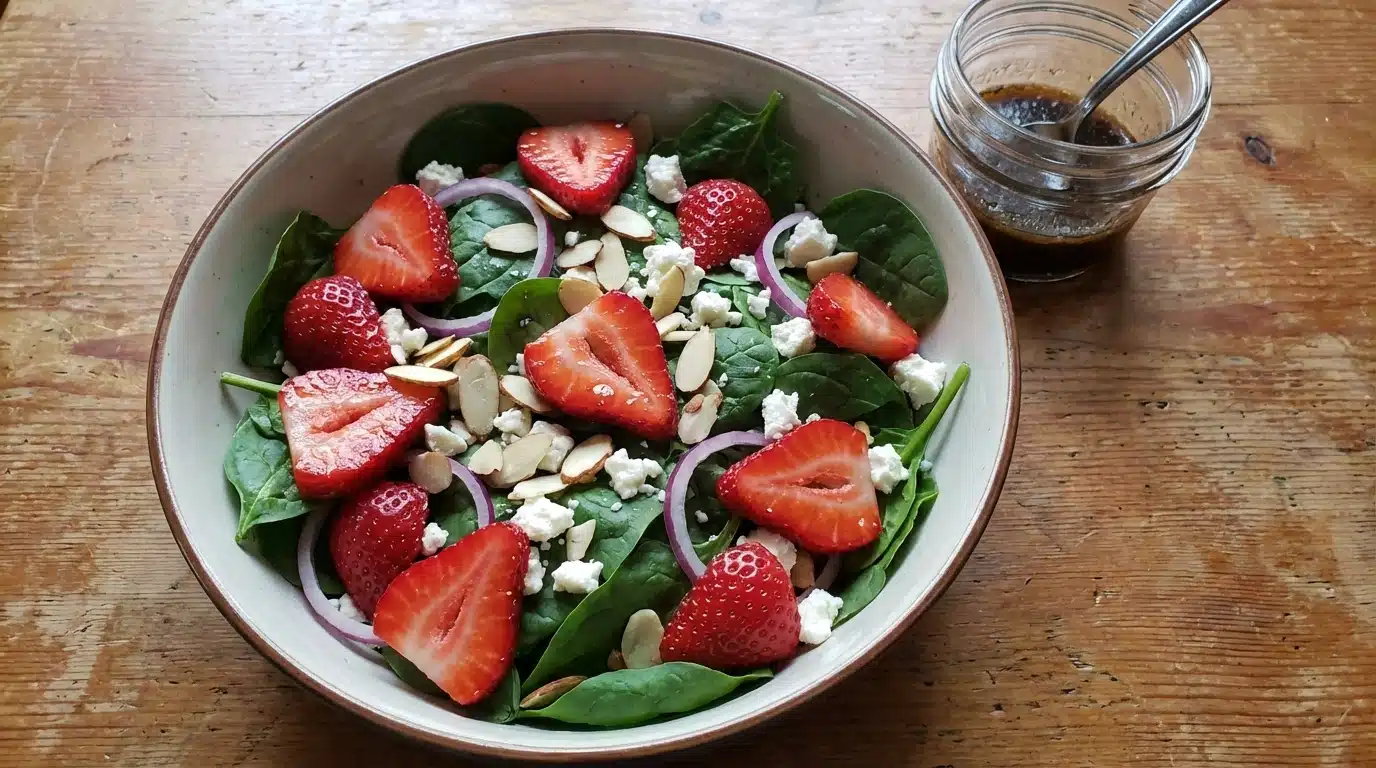 Strawberry Spinach Salad