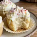 White Chocolate Peppermint Cupcakes