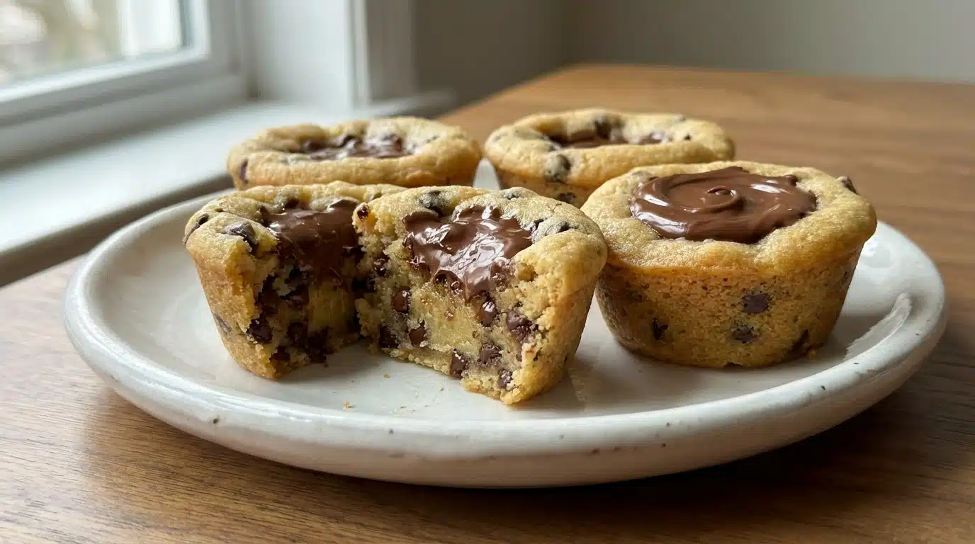 Chocolate Chip Cookie Dough Cups
