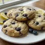 Lemon Blueberry Cheesecake Cookies